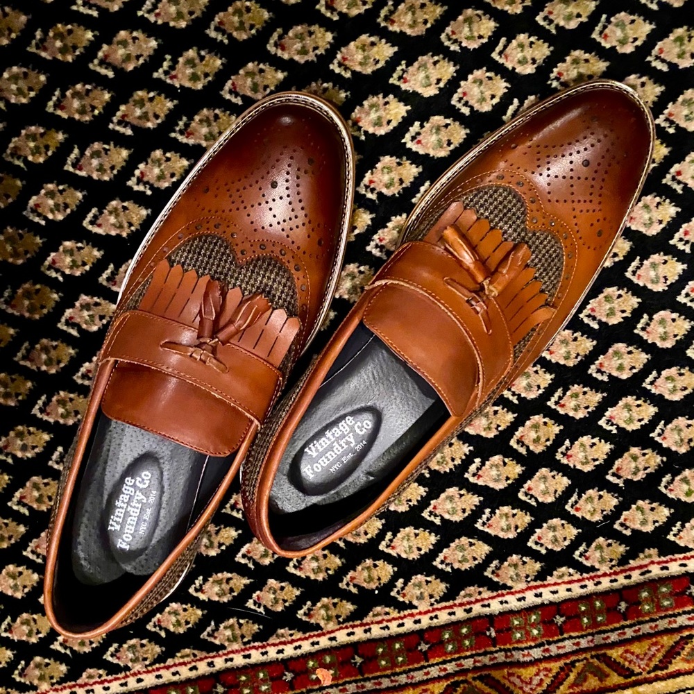 Vintage Foundry Co. bianchi tassel loafer sz. 12